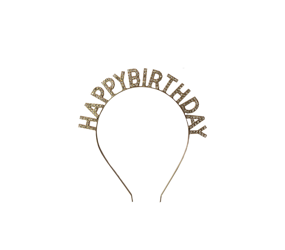 Bentita Happy Birthday Auriu 16 cm